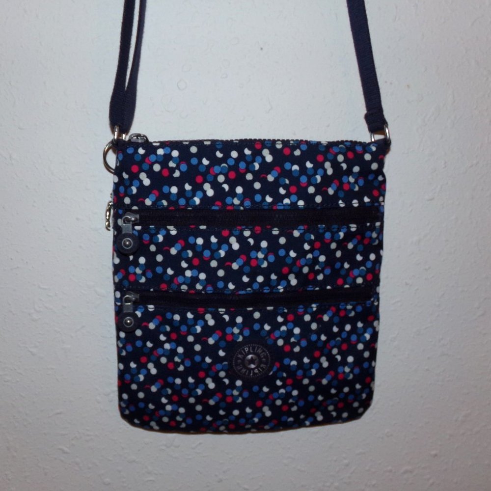 Kipling Multi Color Multi Zip Compartment Small N… - image 1